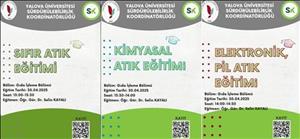Gıda İşleme Bölümü Sıfır Atık, Kimyasal Atık ve Elektronik-Pil Atık Eğitimleri 